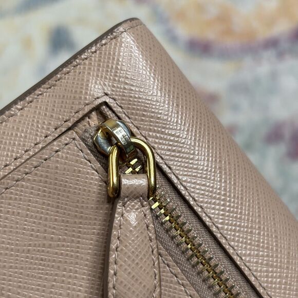Prada Saffiano Flap Continental Wallet - Picture 7 of 14